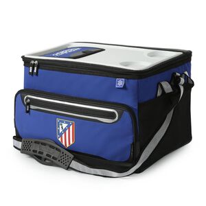 Nevera Plegable Con Top y Mesa para 50 Latas Azul